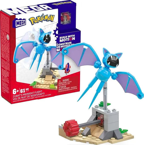 Mega Pokémon Zubats In Construction Set With 61 Pieces